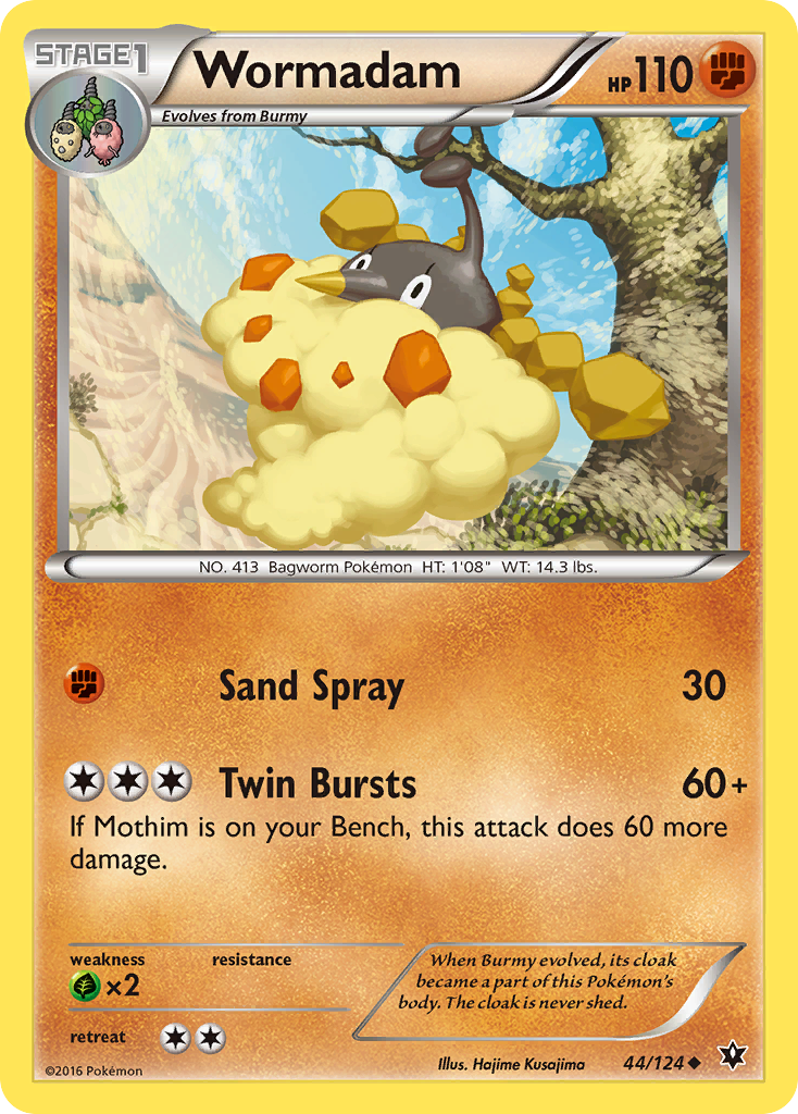 Wormadam (44/124) [XY: Fates Collide] | Black Swamp Games