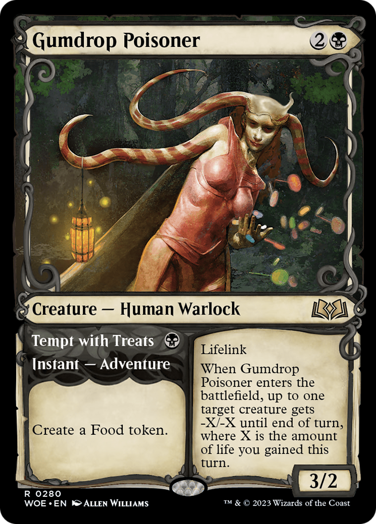 Gumdrop Poisoner // Tempt with Treats (Showcase) [Wilds of Eldraine] | Black Swamp Games