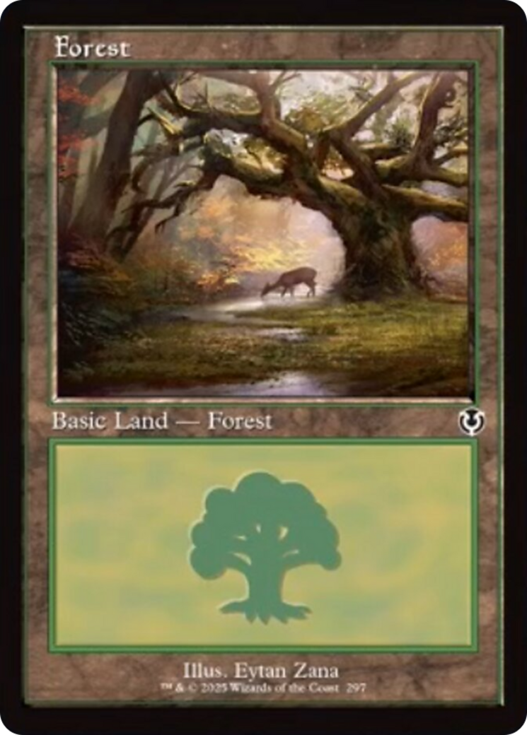 Forest (297) (Retro Frame) [Innistrad Remastered] | Black Swamp Games