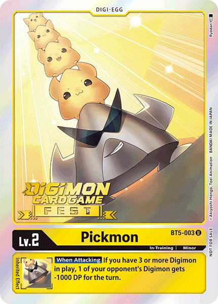 Pickmon [BT5-003] (Digimon Card Game Fest 2022) [Battle of Omni Promos] | Black Swamp Games