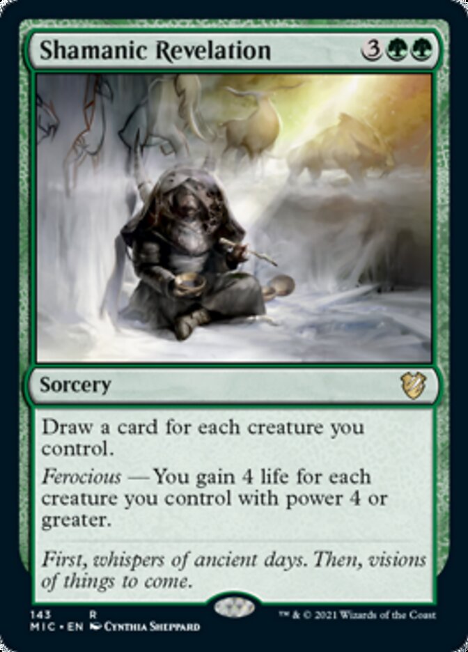 Shamanic Revelation [Innistrad: Midnight Hunt Commander] | Black Swamp Games
