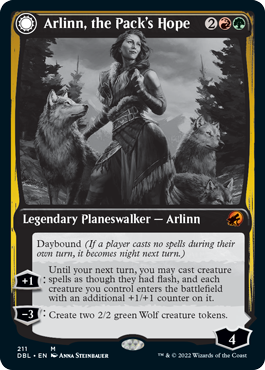 Arlinn, the Pack's Hope // Arlinn, the Moon's Fury [Innistrad: Double Feature] | Black Swamp Games