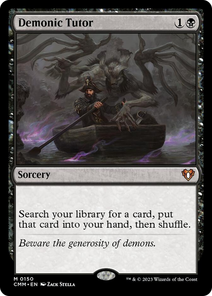 Demonic Tutor [Commander Masters] | Black Swamp Games