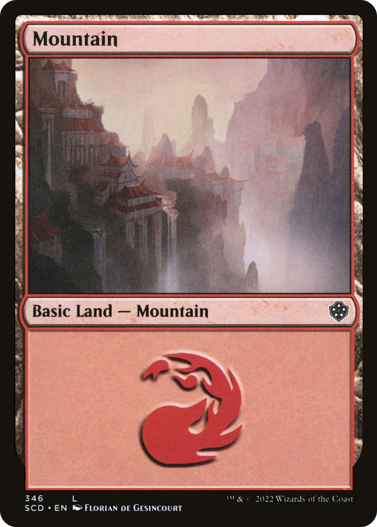 Mountain (346) [Starter Commander Decks] | Black Swamp Games