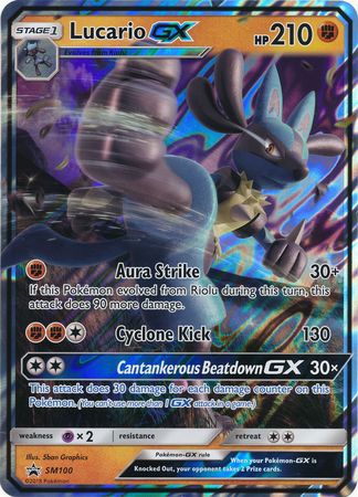 Lucario GX (SM100) (Jumbo Card) [Sun & Moon: Black Star Promos] | Black Swamp Games