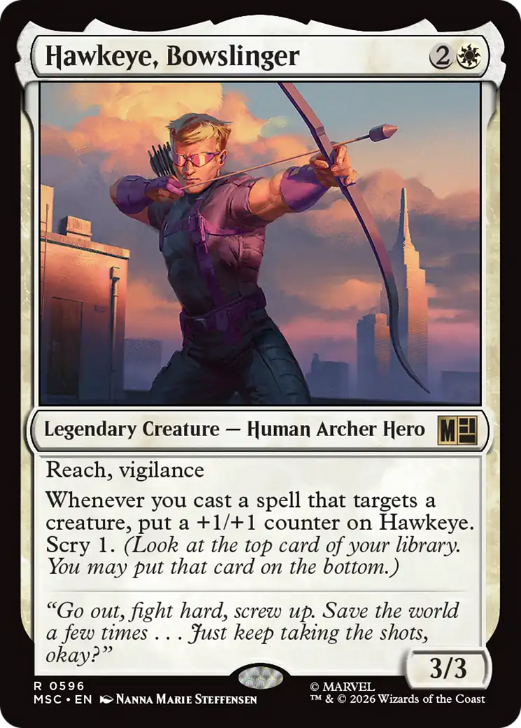 Hawkeye, Bowslinger [Marvel Super Heroes Commander] | Black Swamp Games