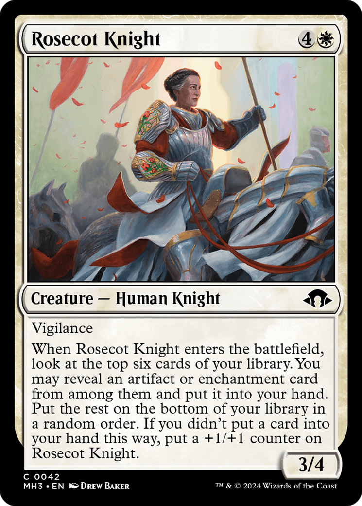 Rosecot Knight [Modern Horizons 3] | Black Swamp Games