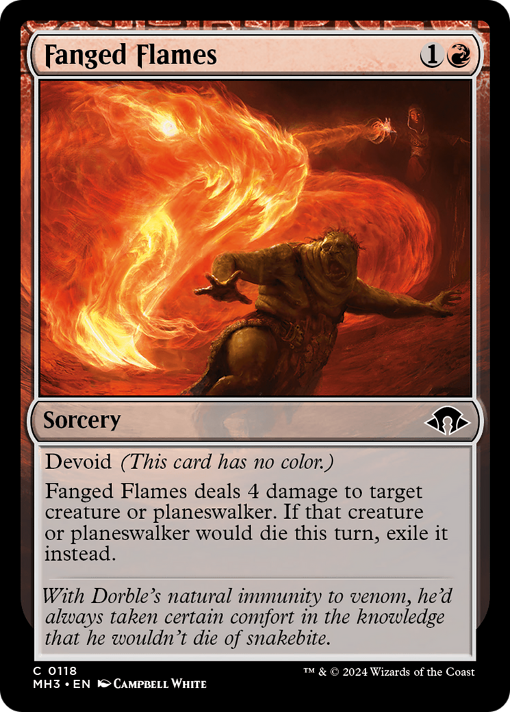Fanged Flames [Modern Horizons 3] | Black Swamp Games