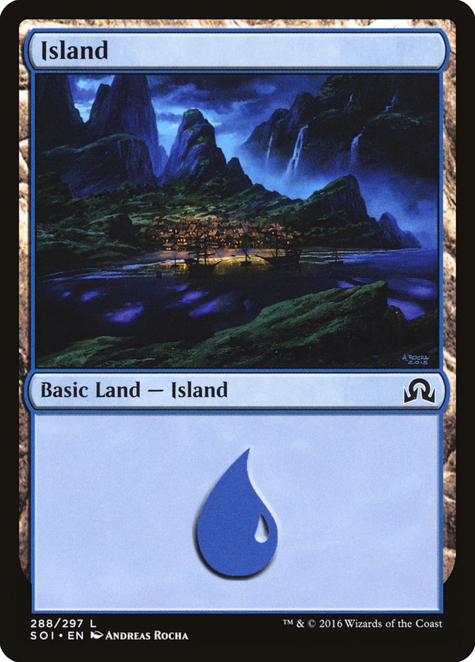 Island (288) [Shadows over Innistrad] | Black Swamp Games