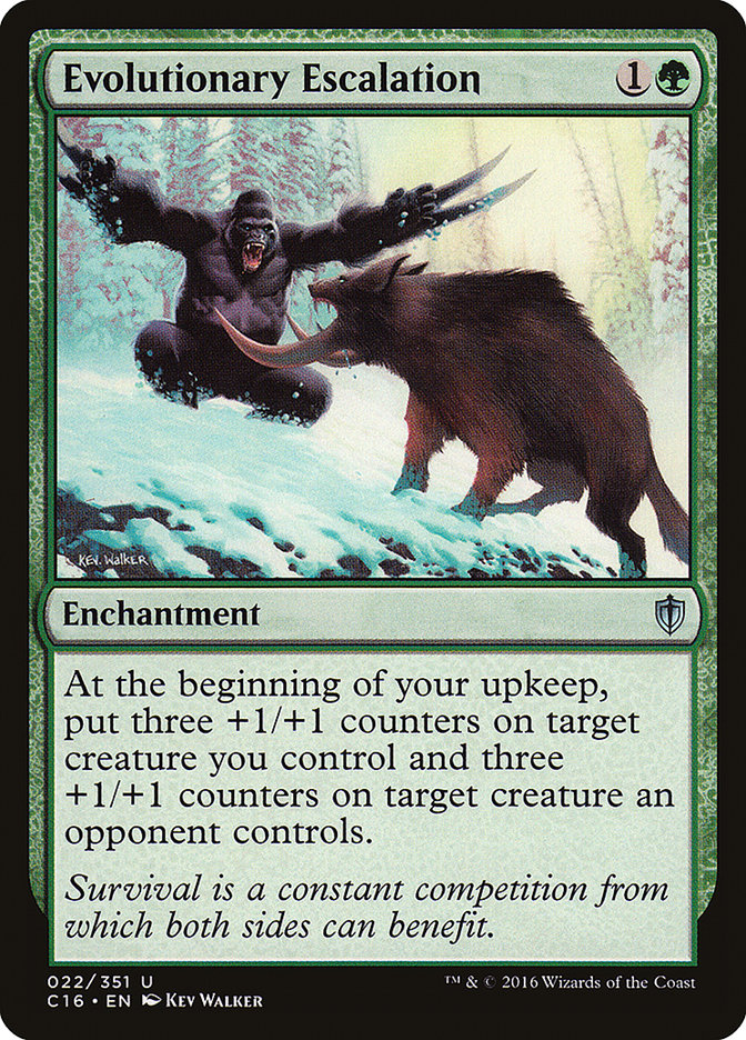 Evolutionary Escalation [Commander 2016] | Black Swamp Games