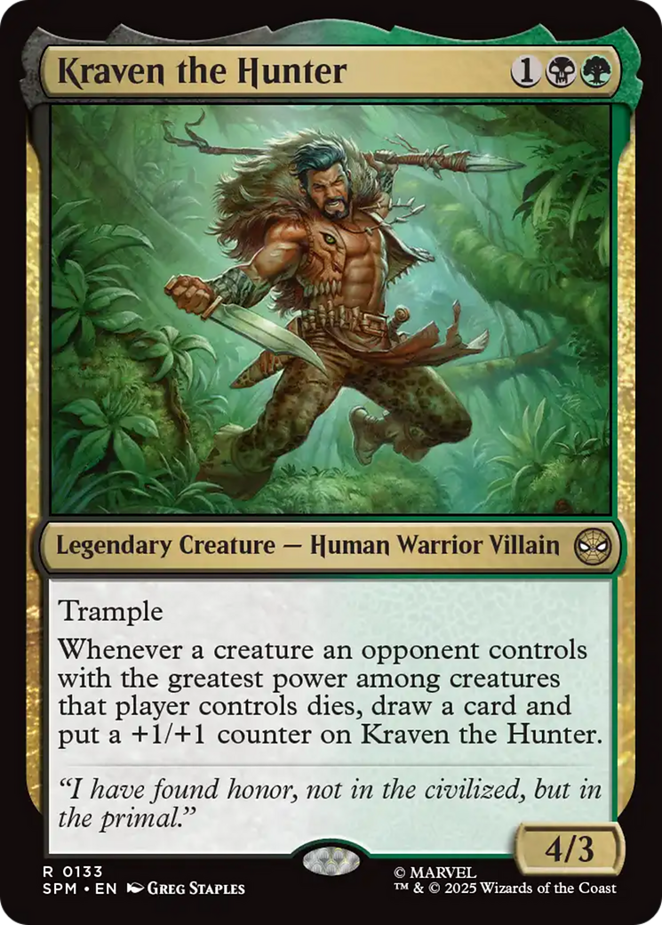Kraven the Hunter [Marvel's Spider-Man] | Black Swamp Games