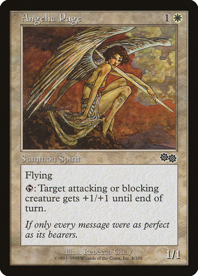 Angelic Page [Urza's Saga] | Black Swamp Games