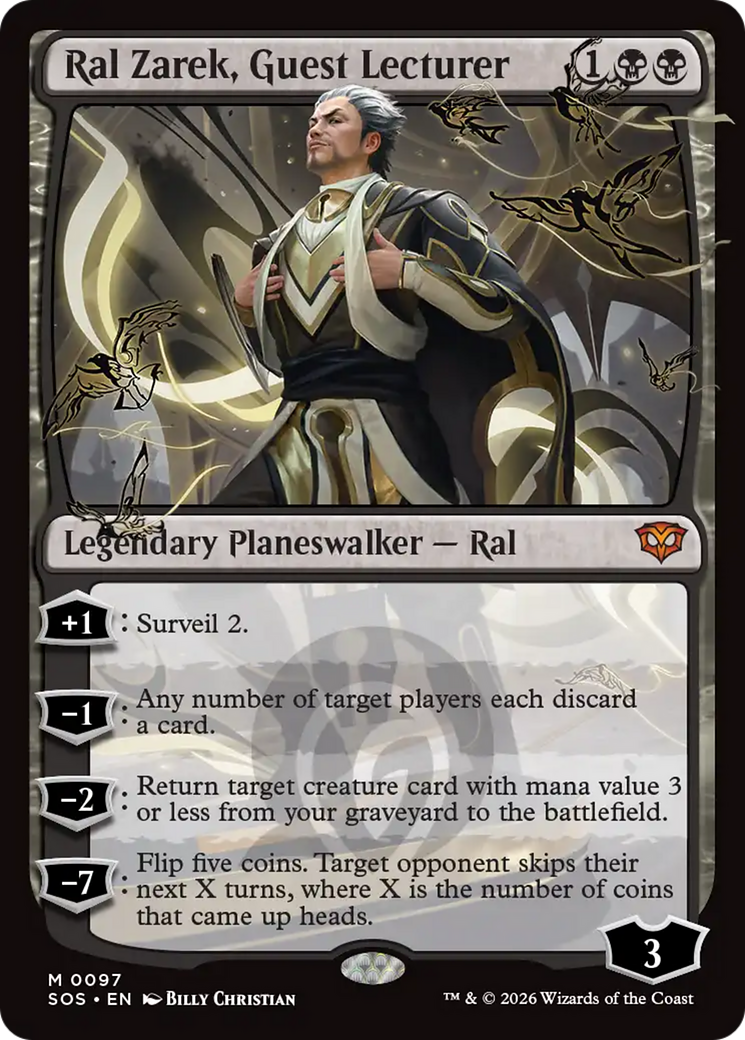 Ral Zarek, Guest Lecturer [Secrets of Strixhaven] | Black Swamp Games