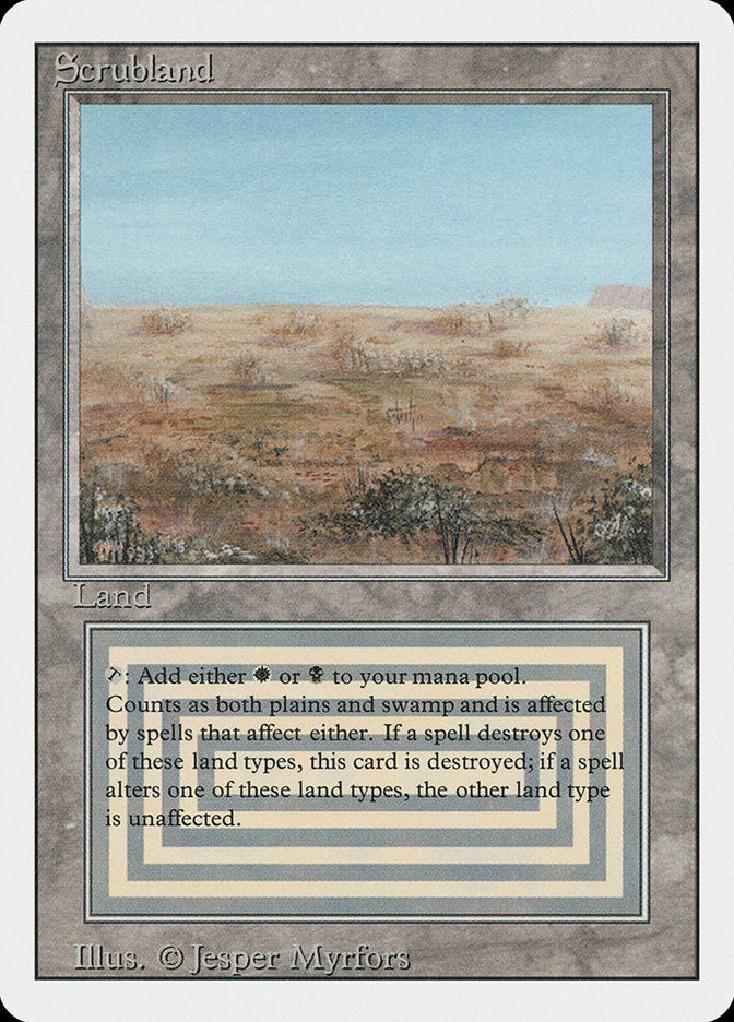 Scrubland [Revised Edition] | Black Swamp Games