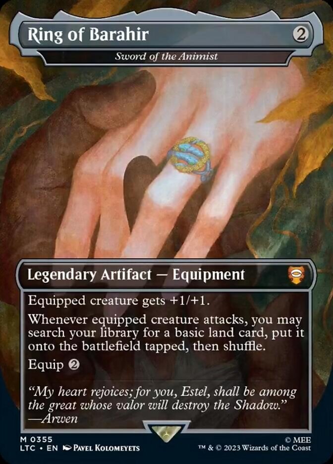 Ring of Barahir - Sword of the Animist [The Lord of the Rings: Tales of Middle-Earth Commander] | Black Swamp Games