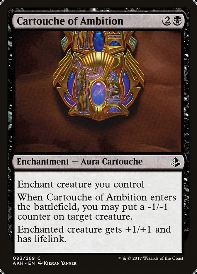 Cartouche of Ambition [Amonkhet] | Black Swamp Games