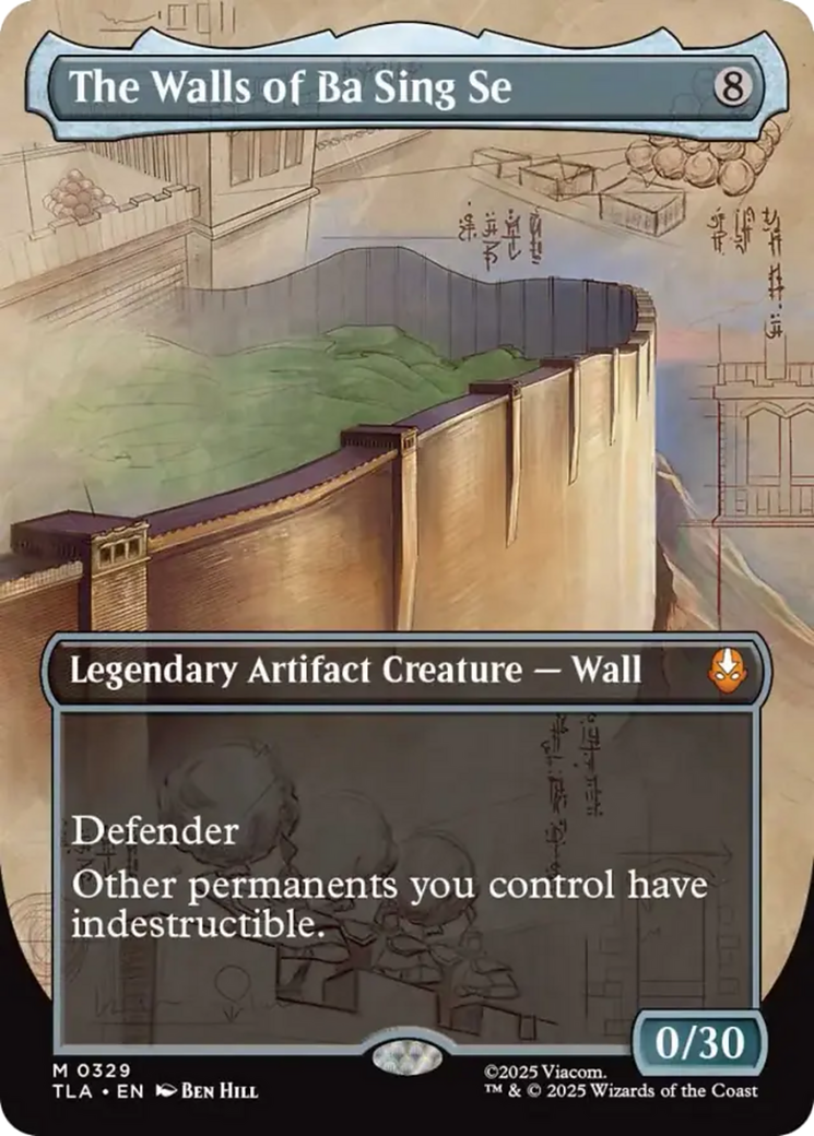 The Walls of Ba Sing Se (Borderless) [Avatar: The Last Airbender] | Black Swamp Games
