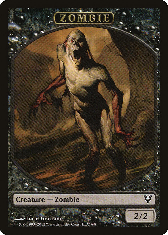 Zombie Token [Avacyn Restored Tokens] | Black Swamp Games