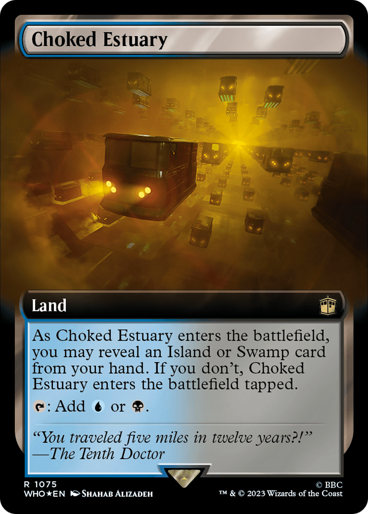 Choked Estuary (Extended Art) (Surge Foil) [Doctor Who] | Black Swamp Games