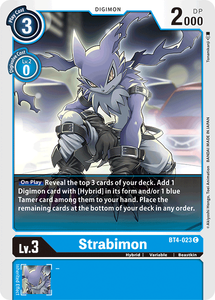 Strabimon [BT4-023] [Great Legend] | Black Swamp Games