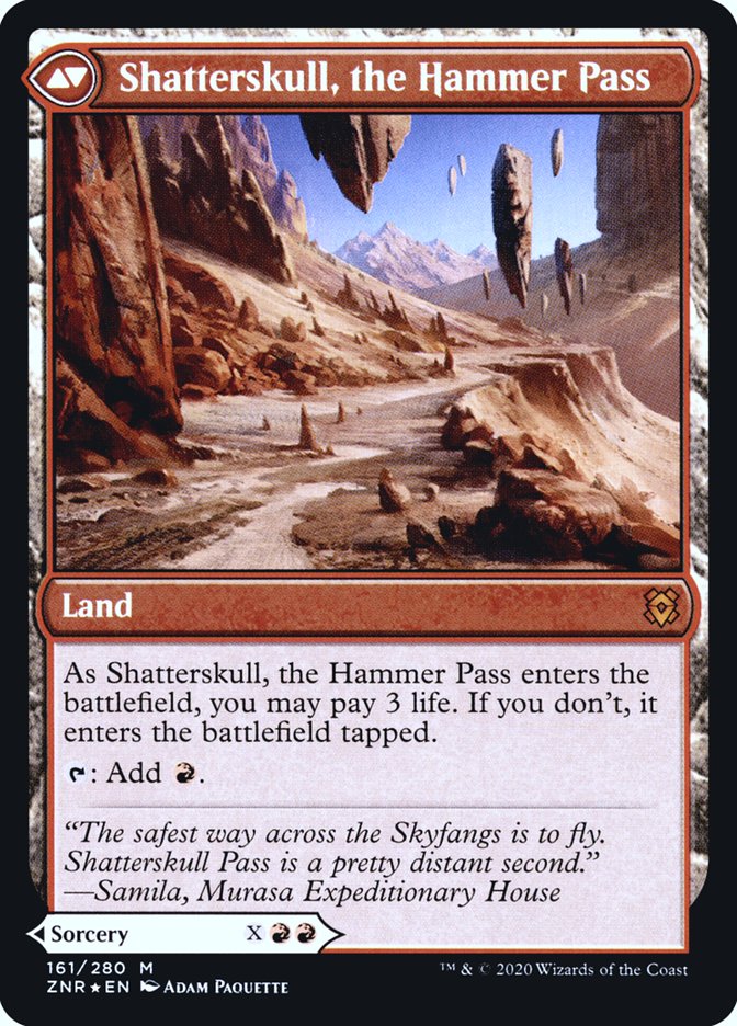 Shatterskull Smashing // Shatterskull, the Hammer Pass [Zendikar Rising Prerelease Promos] | Black Swamp Games