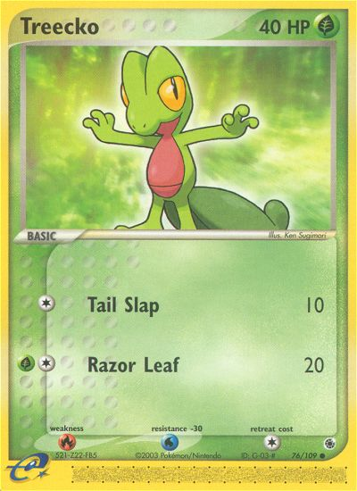 Treecko (76/109) [EX: Ruby & Sapphire] | Black Swamp Games