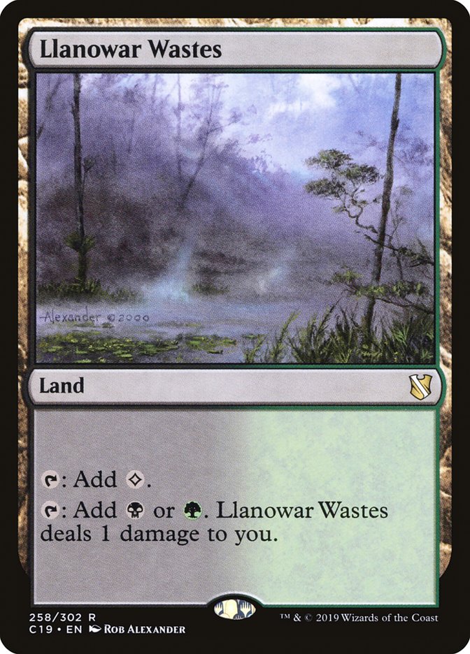 Llanowar Wastes [Commander 2019] | Black Swamp Games