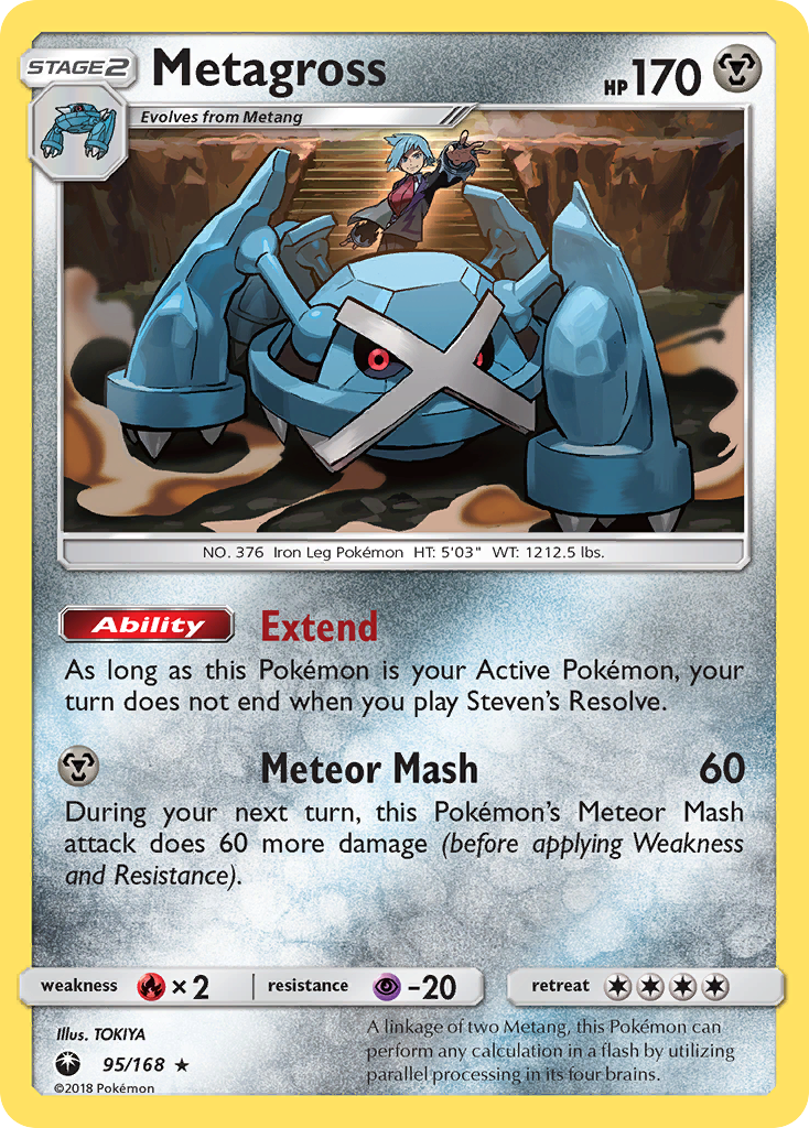Metagross (95/168) [Sun & Moon: Celestial Storm] | Black Swamp Games