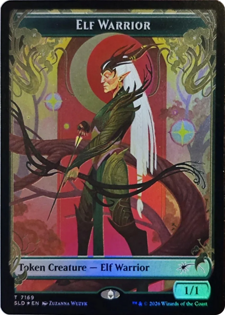 Elf Warrior Token (7169) [Secret Lair Drop Series] | Black Swamp Games