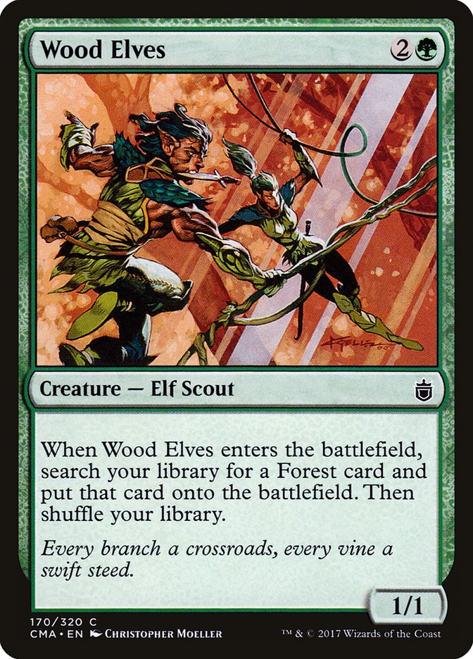 Wood Elves [Commander Anthology] | Black Swamp Games