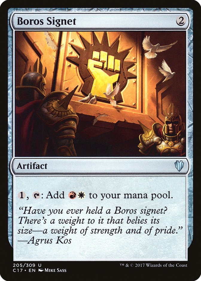Boros Signet [Commander 2017] | Black Swamp Games