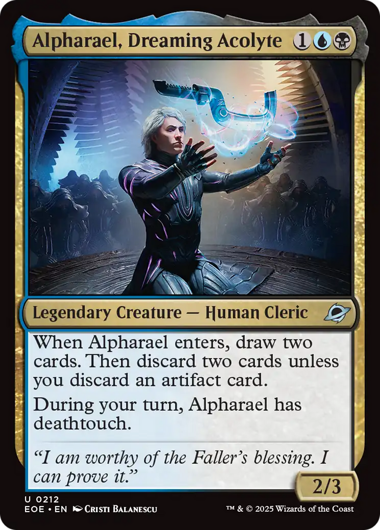 Alpharael, Dreaming Acolyte [Edge of Eternities] | Black Swamp Games
