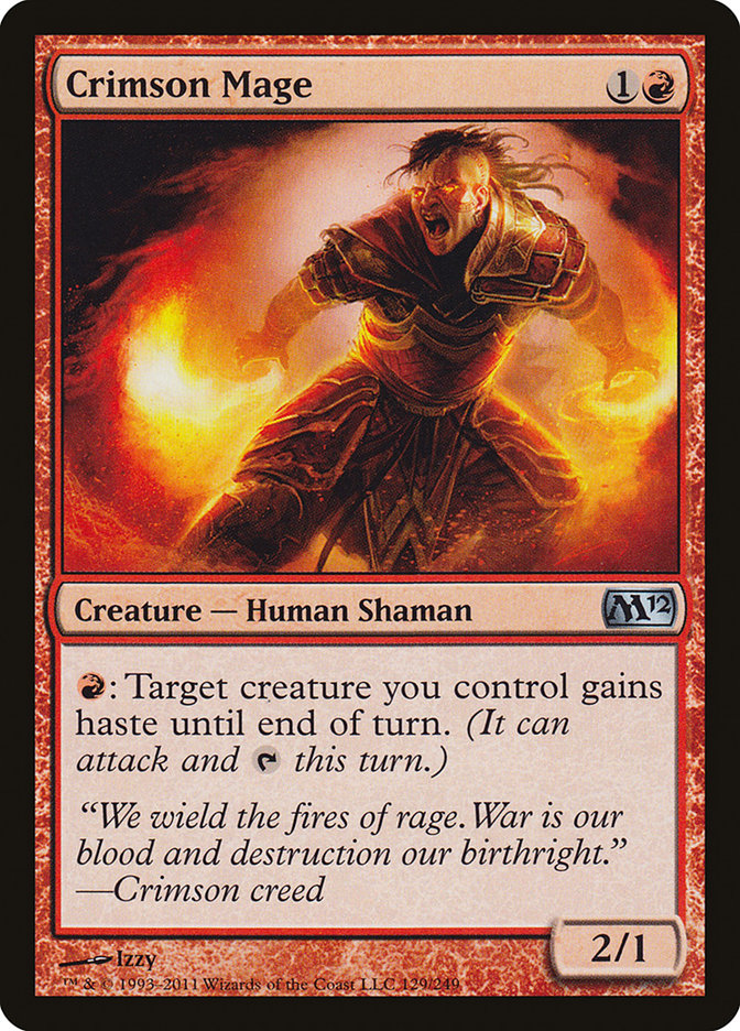 Crimson Mage [Magic 2012] | Black Swamp Games