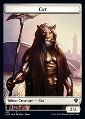 Cat // Soldier Double-Sided Token [Commander Legends Tokens] | Black Swamp Games