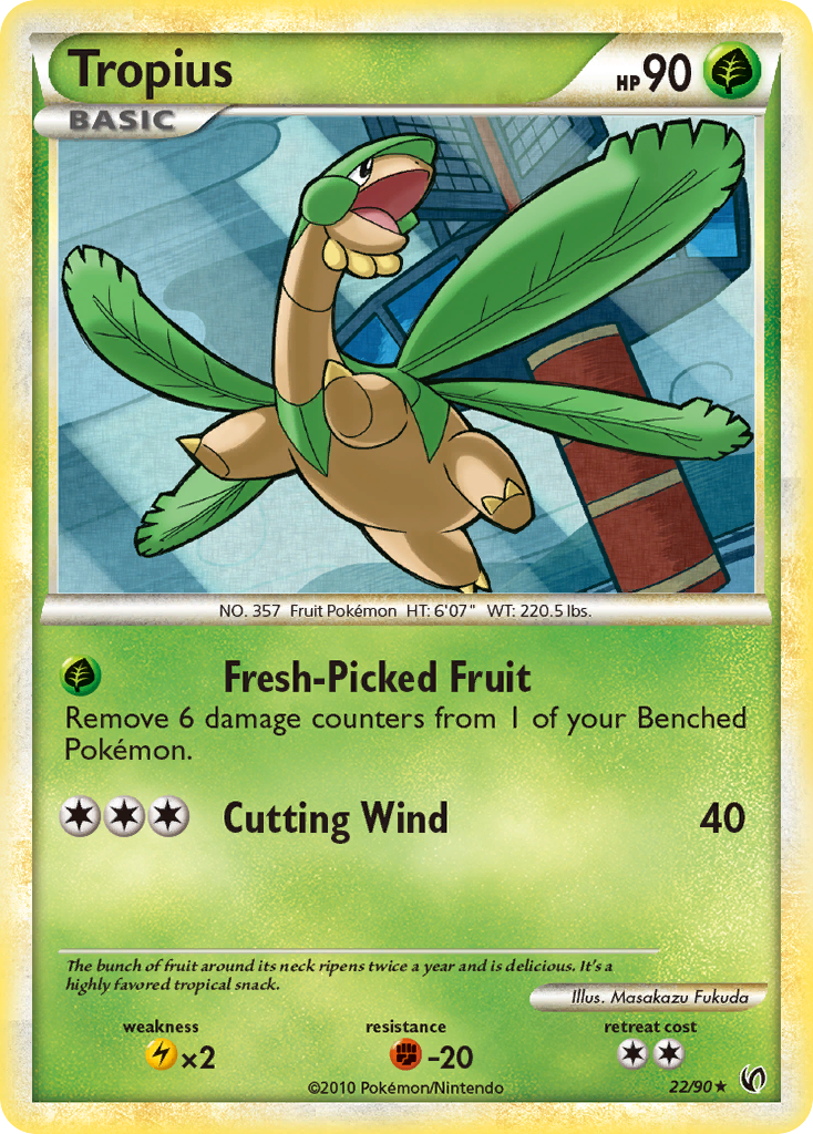 Tropius (22/90) [HeartGold & SoulSilver: Undaunted] | Black Swamp Games