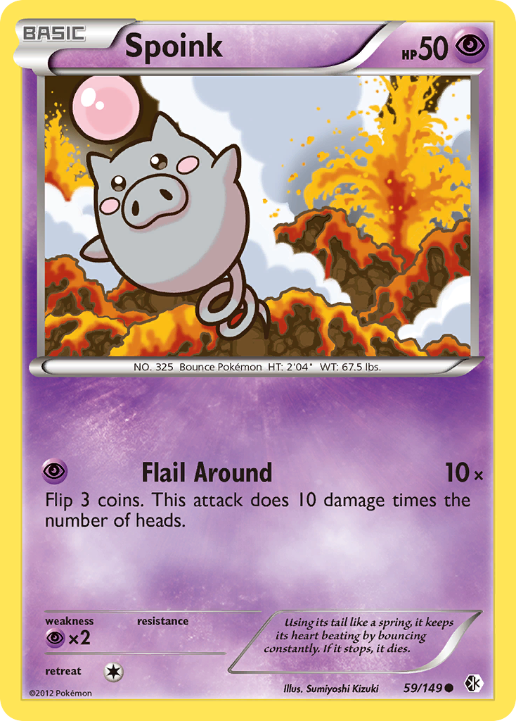 Spoink (59/149) [Black & White: Boundaries Crossed] | Black Swamp Games