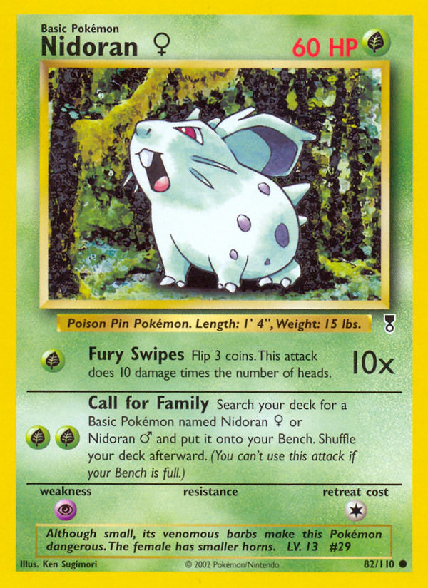 Nidoran (82/110) (Female) [Legendary Collection] | Black Swamp Games