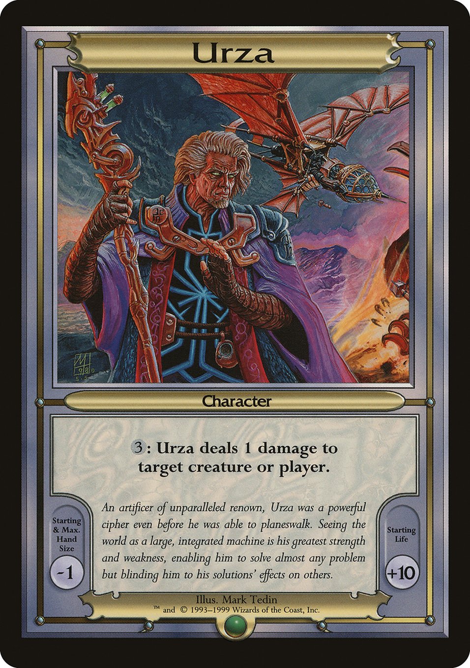 Urza [Vanguard Series] | Black Swamp Games