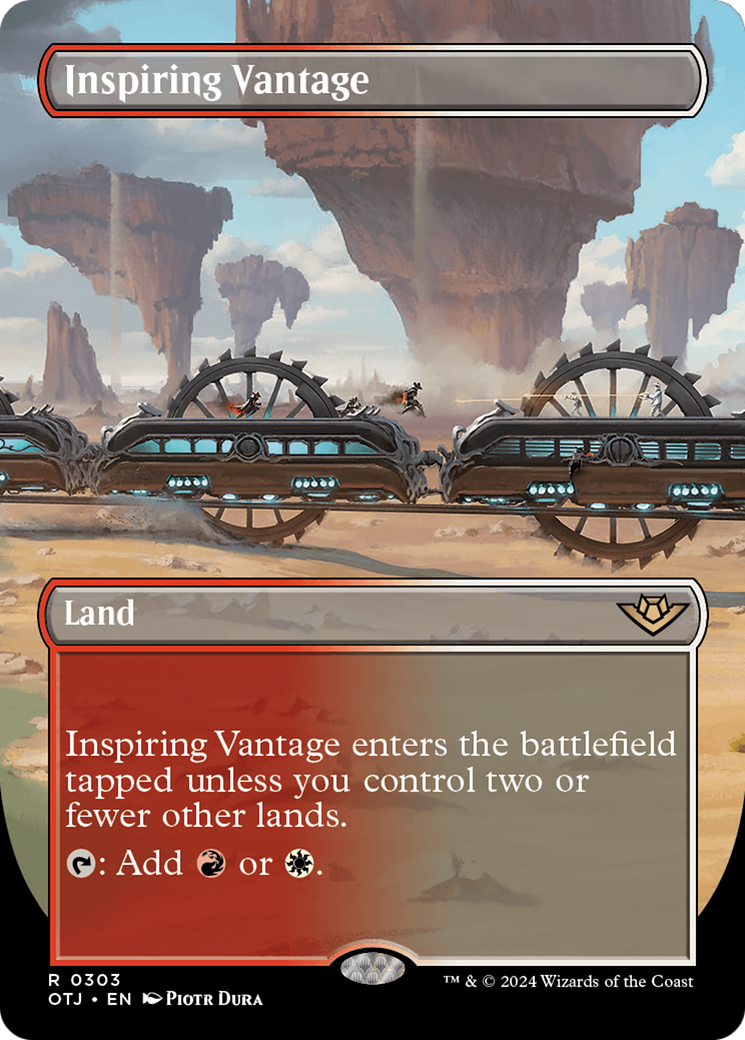 Inspiring Vantage (Borderless) [Outlaws of Thunder Junction] | Black Swamp Games