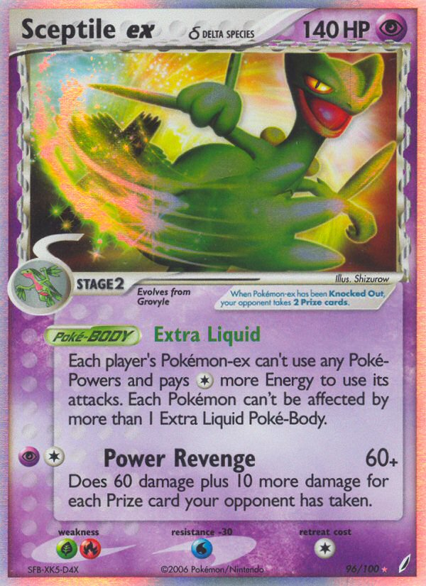 Sceptile ex (96/100) (Delta Species) [EX: Crystal Guardians] | Black Swamp Games