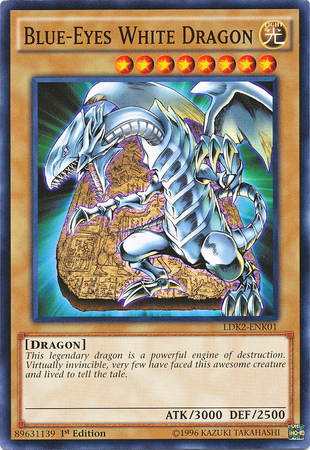 Blue-Eyes White Dragon (Version 4) [LDK2-ENK01] Common | Black Swamp Games