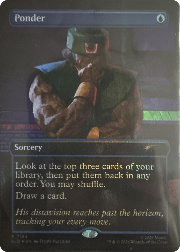 Ponder (7184) [Secret Lair Drop Series] | Black Swamp Games