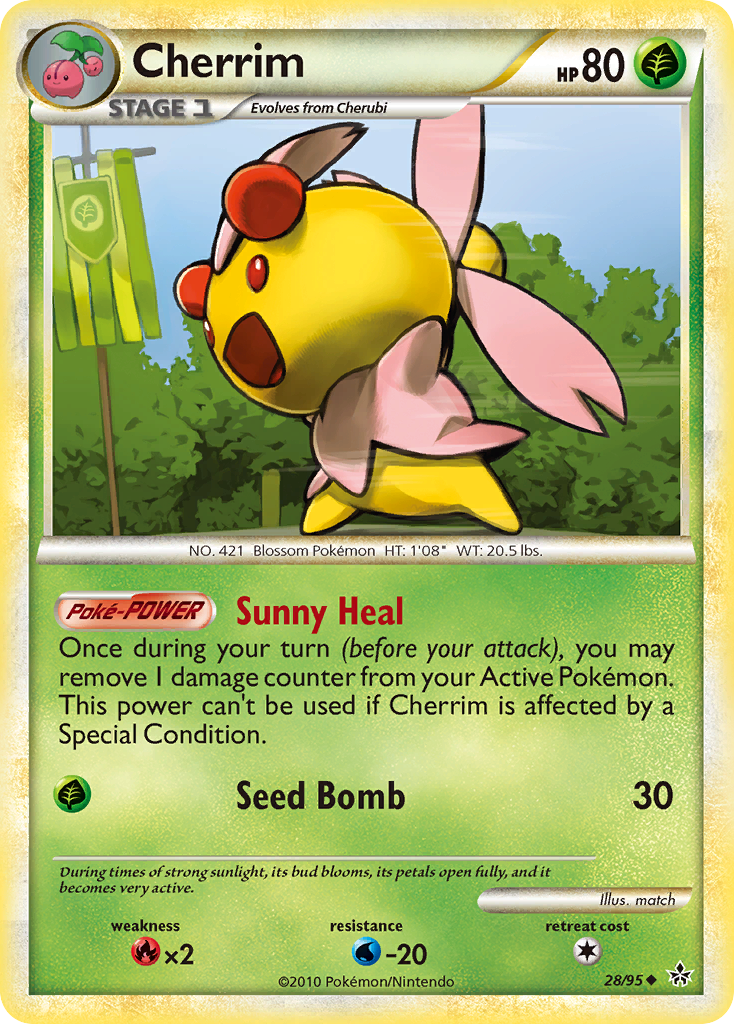 Cherrim (28/95) [HeartGold & SoulSilver: Unleashed] | Black Swamp Games