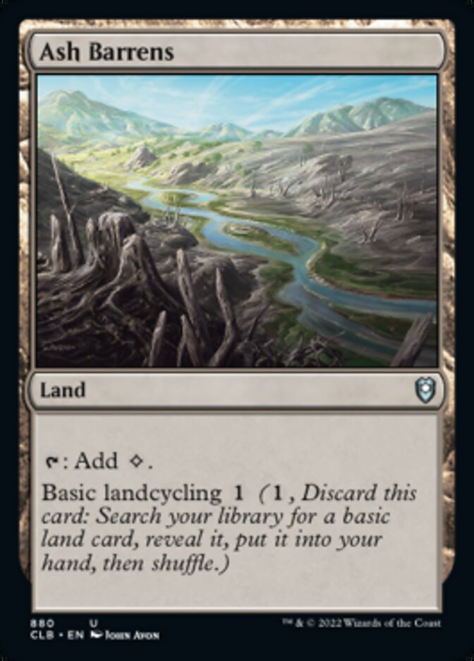 Ash Barrens [Commander Legends: Battle for Baldur's Gate] | Black Swamp Games