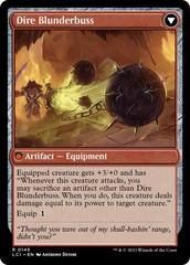 Dire Flail // Dire Blunderbuss [The Lost Caverns of Ixalan Prerelease Cards] | Black Swamp Games