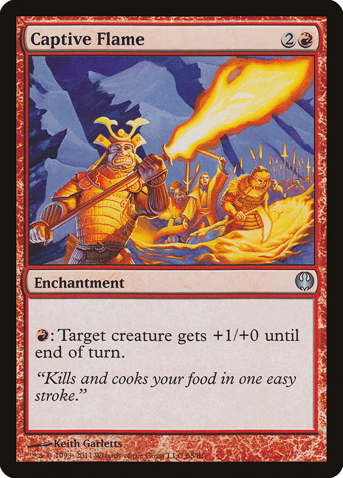 Captive Flame [Duel Decks: Knights vs. Dragons] | Black Swamp Games