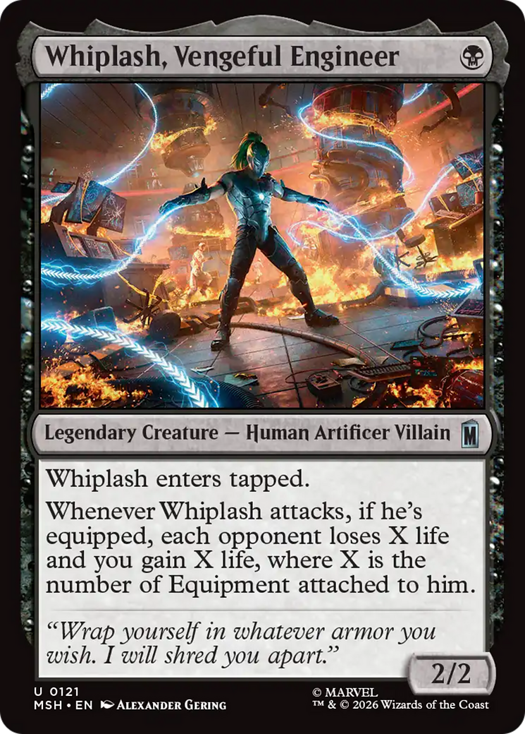 Whiplash, Vengeful Engineer [Marvel Super Heroes] | Black Swamp Games