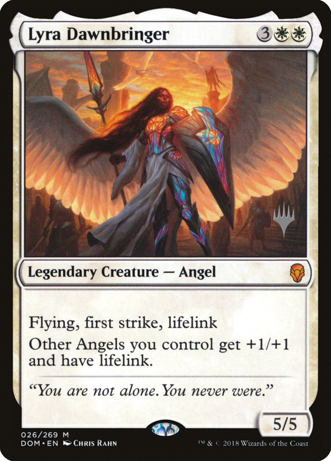 Lyra Dawnbringer (Promo Pack) [Dominaria Promos] | Black Swamp Games
