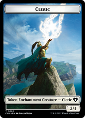 Elf Warrior // Cleric Double-Sided Token [Commander Masters Tokens] | Black Swamp Games