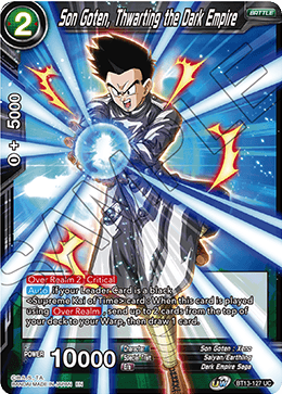 Son Goten, Thwarting the Dark Empire (Uncommon) (BT13-127) [Supreme Rivalry] | Black Swamp Games